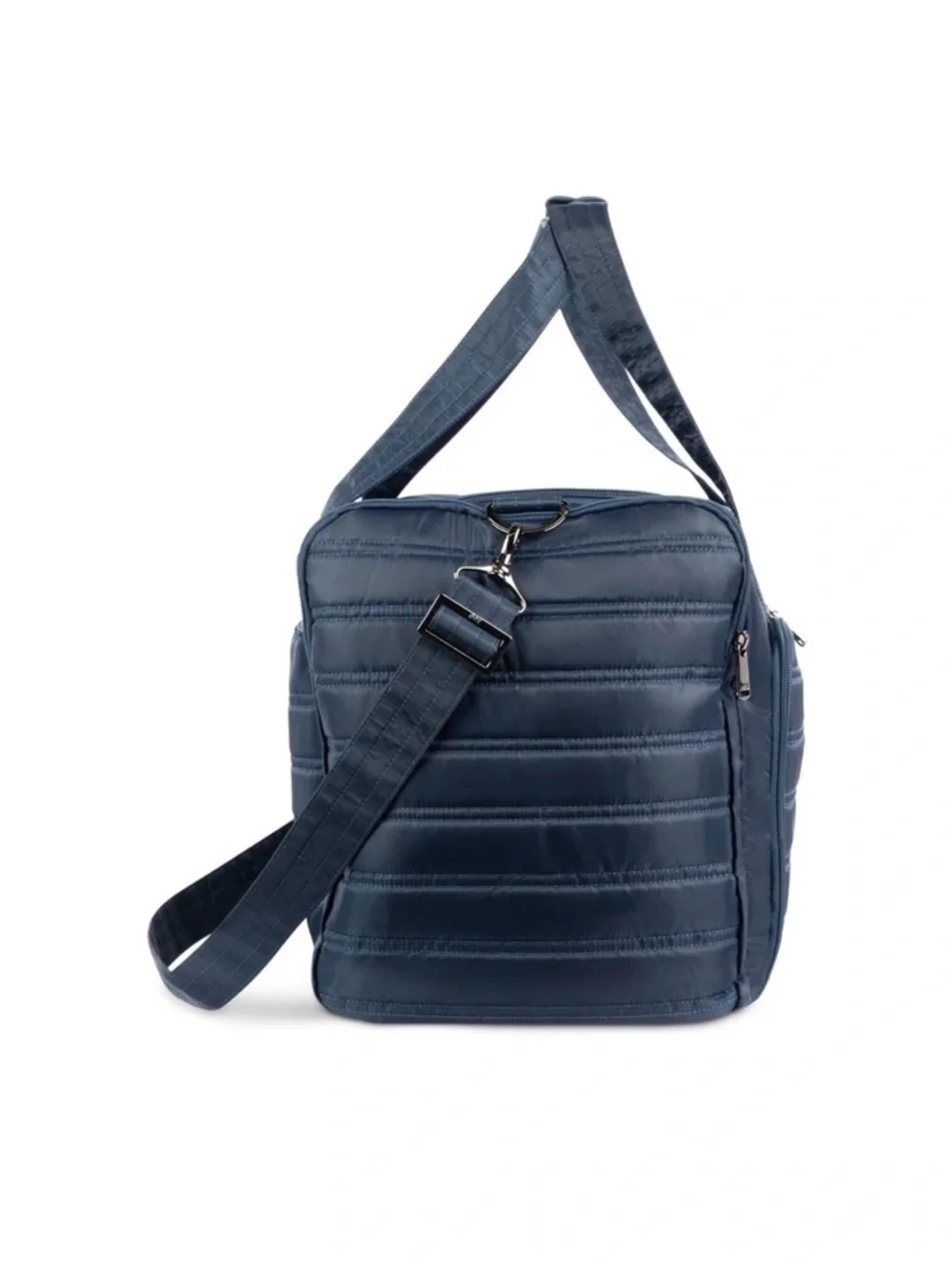 Lug Trolley Duffel Bag Navy Blue